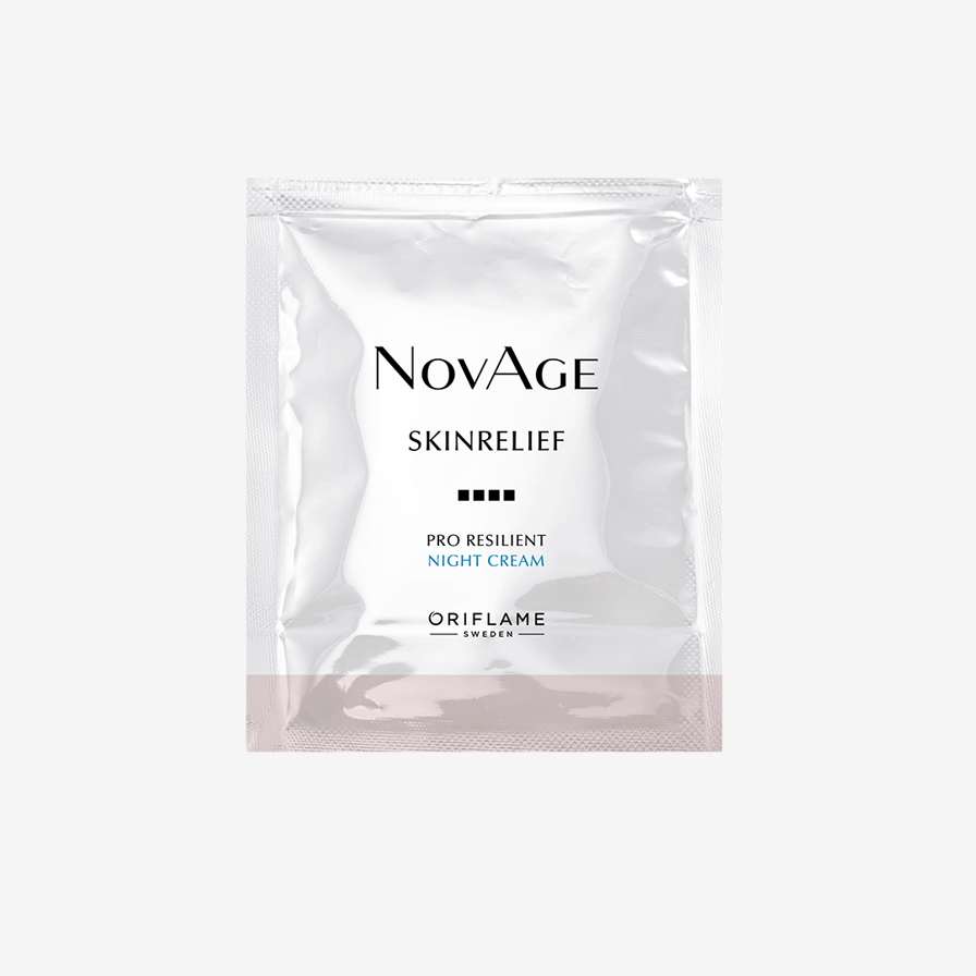 „NovAge Skinrelief Pro Resilient“ naktinio kremo mėginėlis