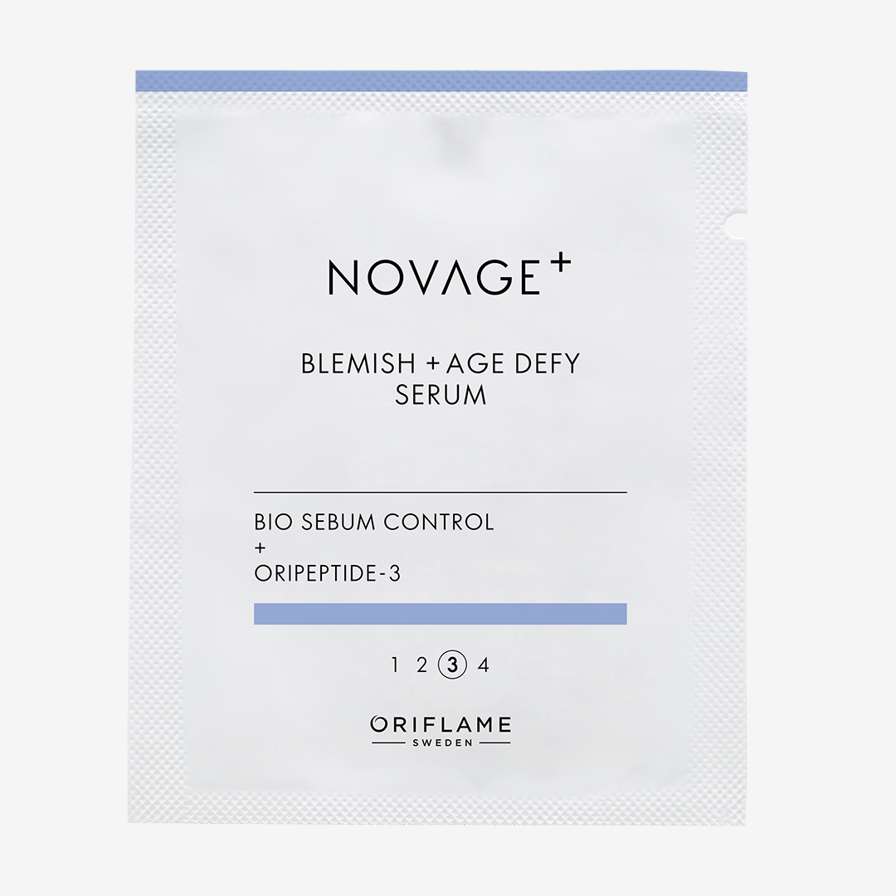 „Novage+ Blemish + Age Defy“ serumo mėginėlis