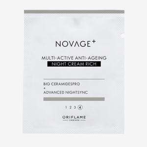 Novage+ Multi-Active bogata nočna krema proti staranju - vzorček