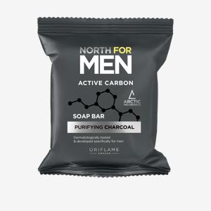 North For Men Active Carbon szappan