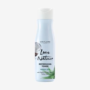 Love Nature Refreshing Toner mit Bio-Kokoswasser & Aloe Vera