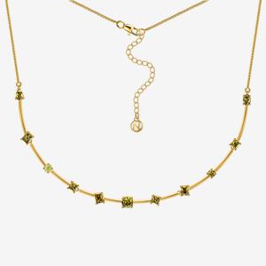Pine Needle Peridot Necklace