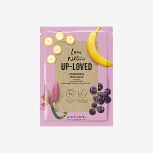 Love Nature Up-Loved pflegende Gesichtsmaske mit upcycelten Bananenblüten & Bio-Acai