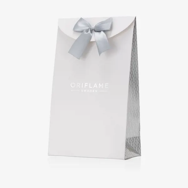 Cardboard Small gift bag Silver