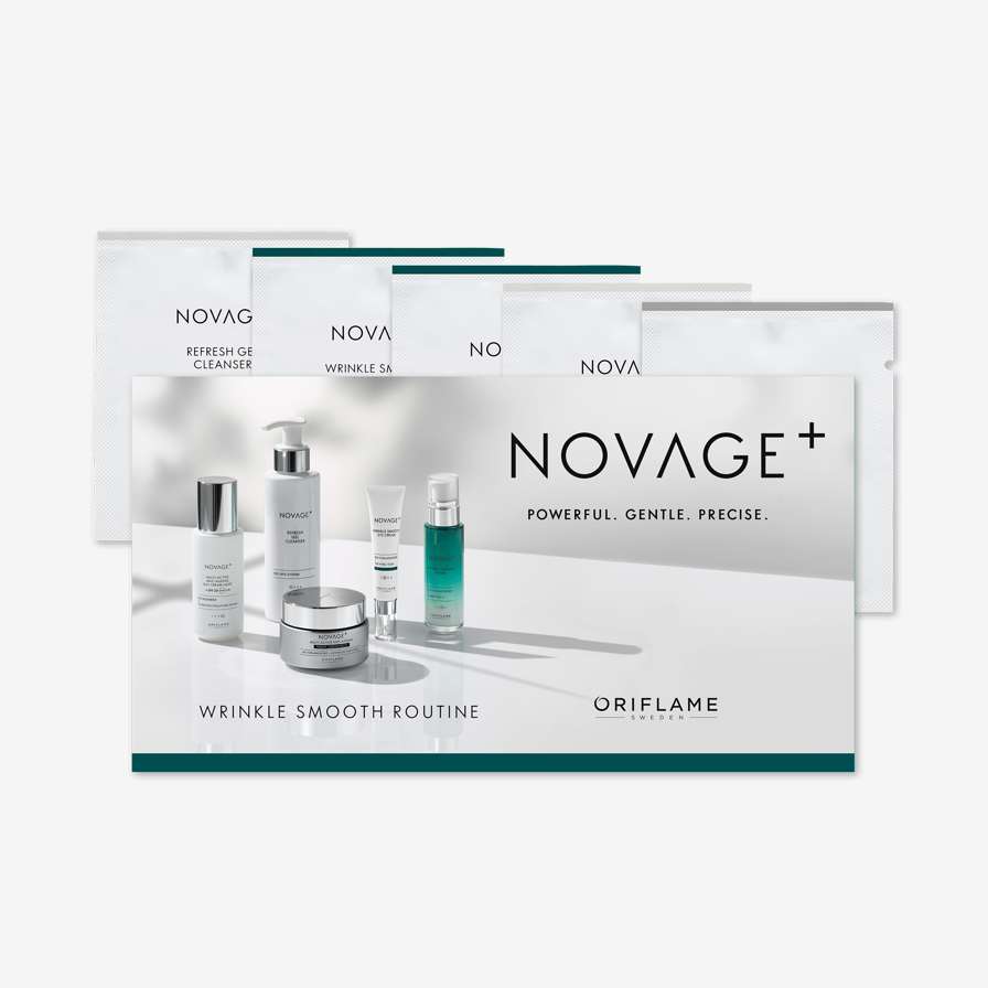 Novage+ Wrinkle Smooth komplekta paraudziņi