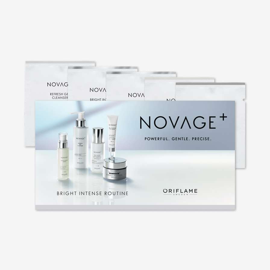 Novage+ Bright Intense -ihonhoitonäytteet