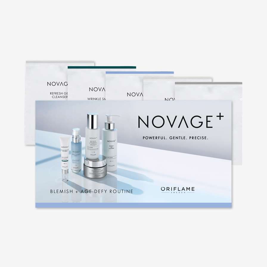 Novage+ Blemish + Age Defy Routine samples