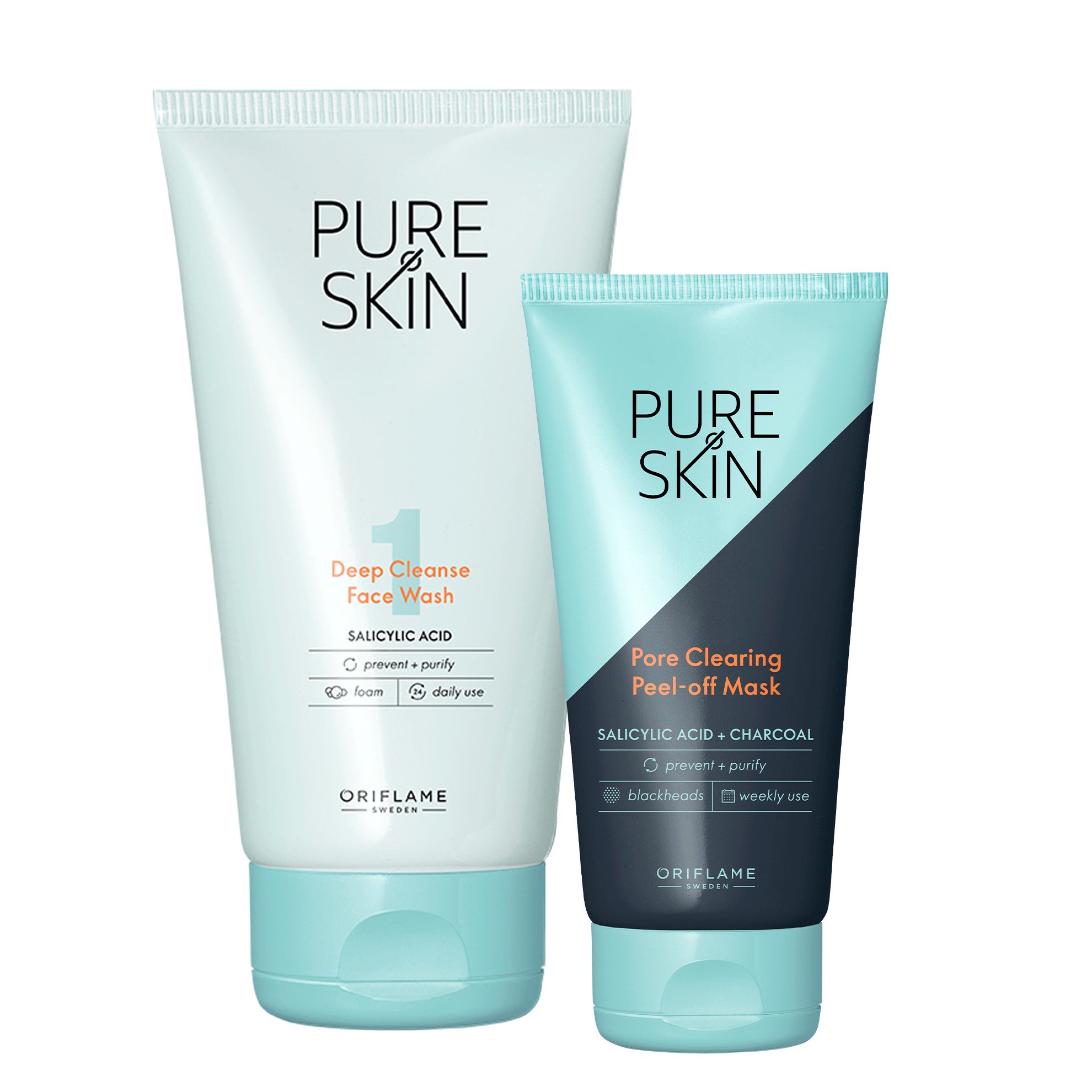 Oriflame pure skin face wash top