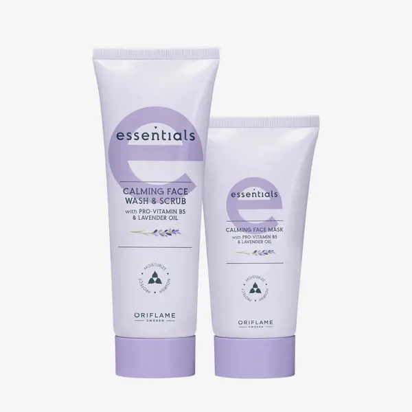 deux récipients blancs et violets