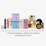 a group of beauty products