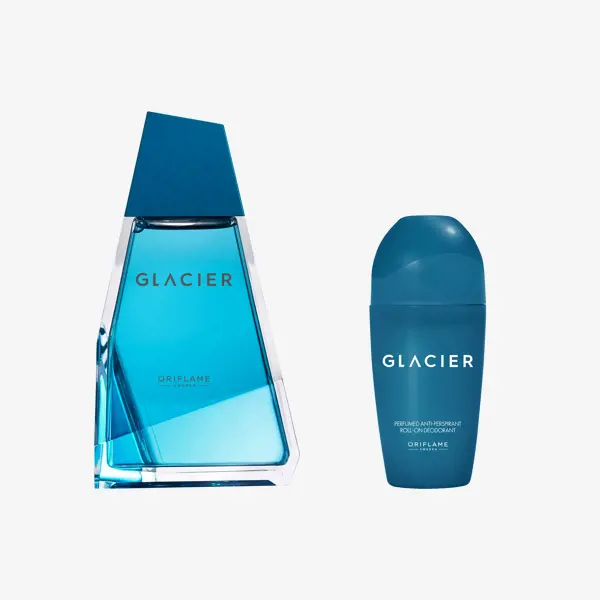 o sticlă de parfum și deodorant