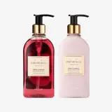 algumas garrafas de sabonete líquido