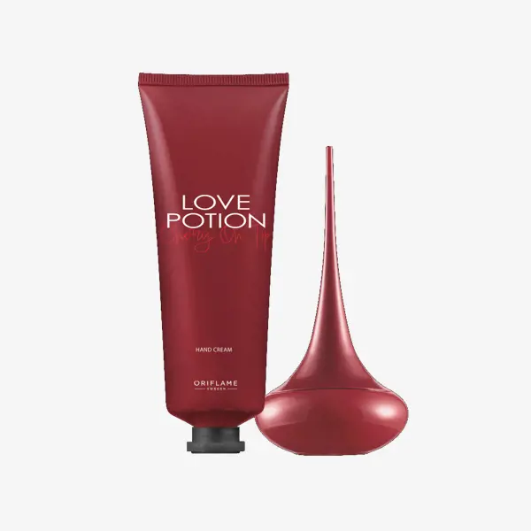 qizil narsaning yonida qizil krem naychasi