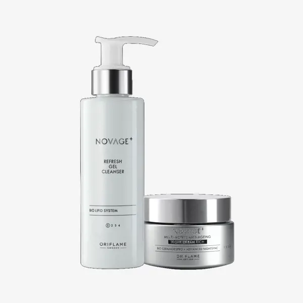 kumush idish yonida dispenserli oq shisha