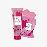 a pink tube of hand cream and a pink soap