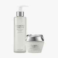 a bottle and container of cream