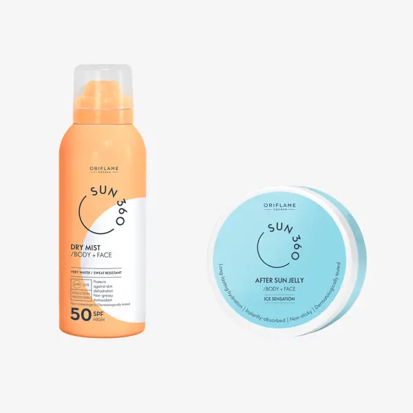 o sticlă de loțiune de plajă