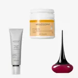 un grup de produse de machiaj diferite