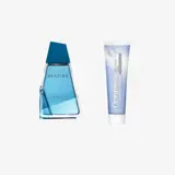 un flacon de parfum et un tube de crème