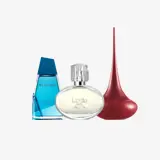 sekelompok botol parfum