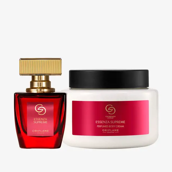sebotol parfum dan krim