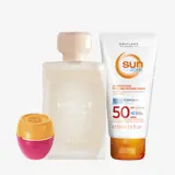 un ensemble de différents produits cosmétiques