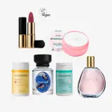 un grupo de diferentes productos de belleza