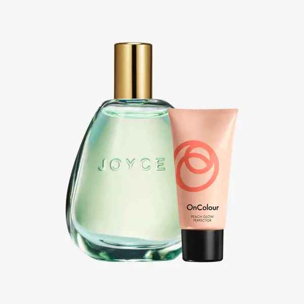 sebotol parfum dan sebatang krim