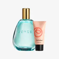 sebotol parfum dan sebatang krim