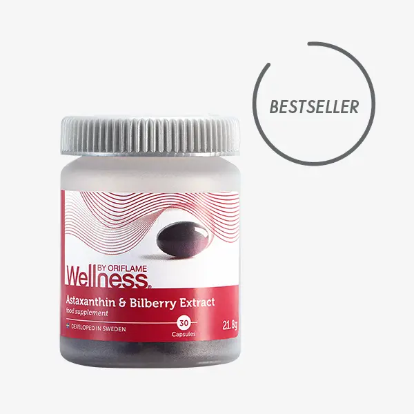 Astaksantyna i ekstrakt z borówek