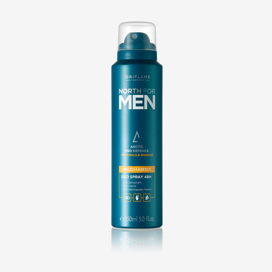 Spray Desodorante North For Men Recharge