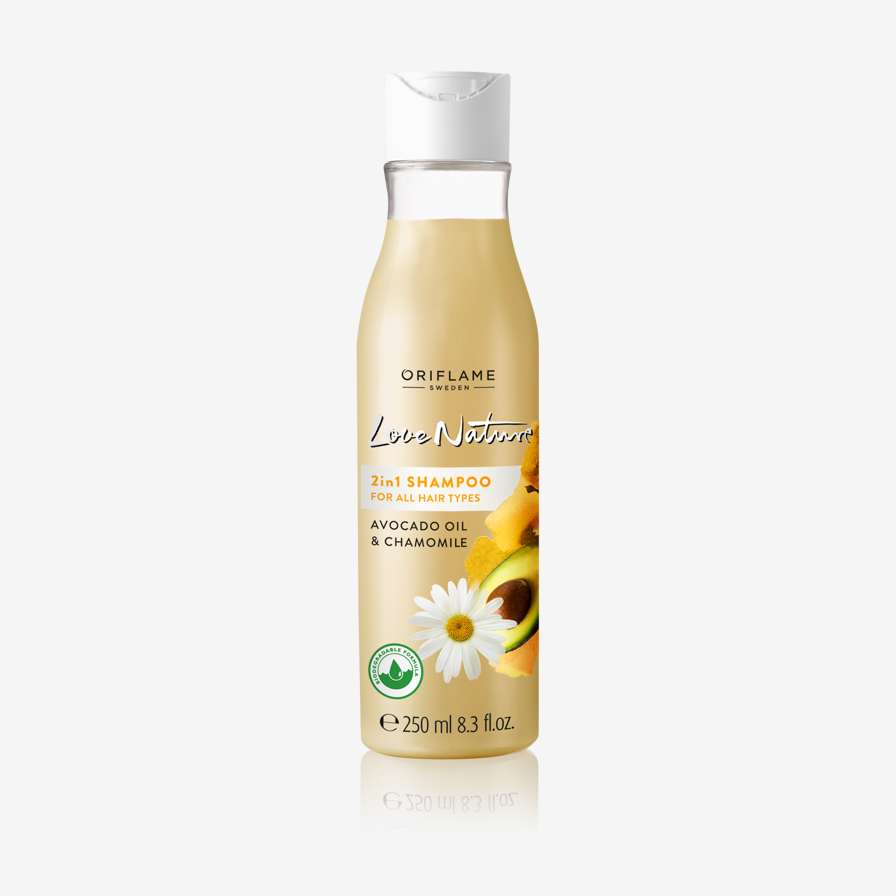 2in1 Shampoo for All Hair Types Avocado Oil & Chamomile