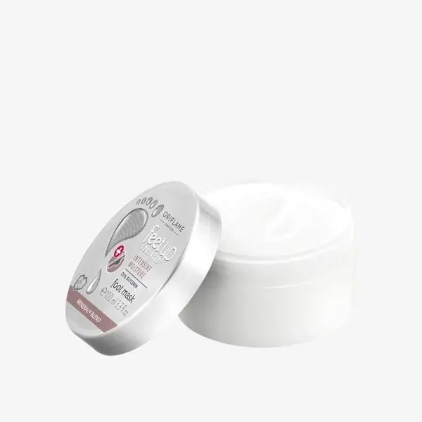 um recipiente branco com tampa