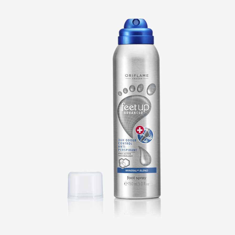 Spray de Pés Antitranspirante Odour Control 36H Feet Up Advanced