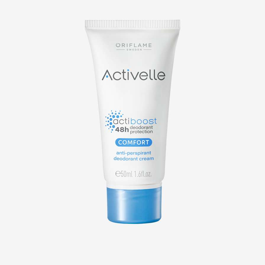 Activelle кремді дезодорант-антиперспиранты, күтім беруші кешенімен