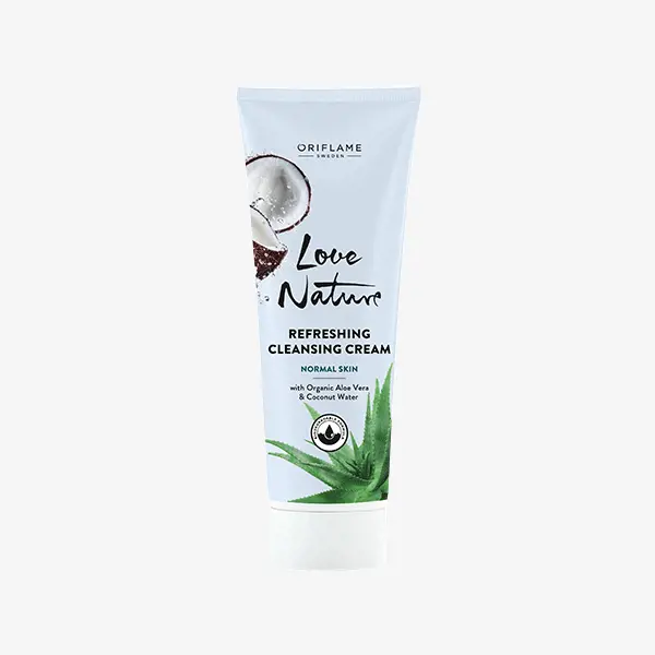 Refreshing Cleansing Cream with Organic Aloe Vera & Coconut Water