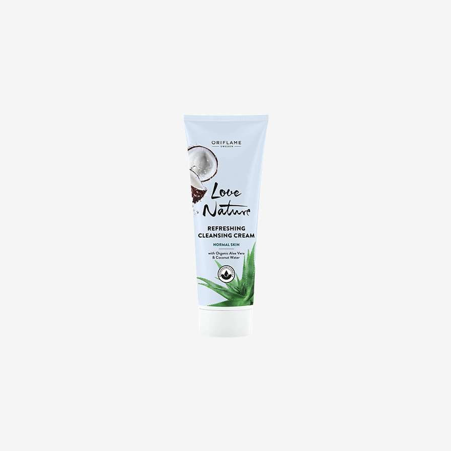 Refreshing Cleansing Cream with Organic Aloe Vera & Coconut Water