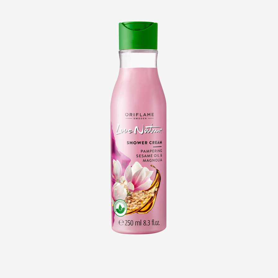 Love Nature Shower Cream Pampering Sesame Oil & Magnolia