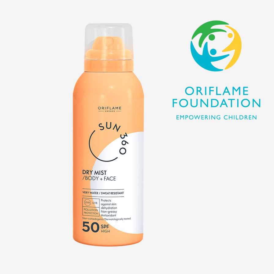 Слънцезащитен сух спрей за лице и тяло Sun 360 SPF 50