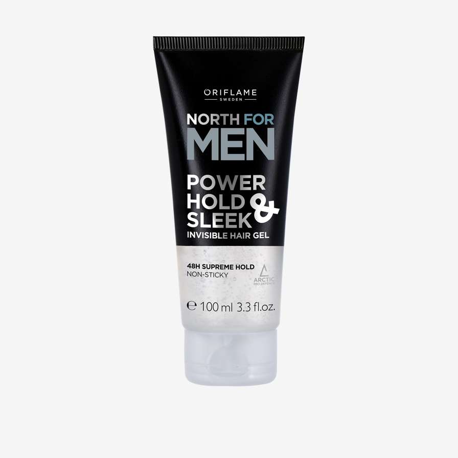 North For Men Power Hold & Sleek Invisible Hair Gel