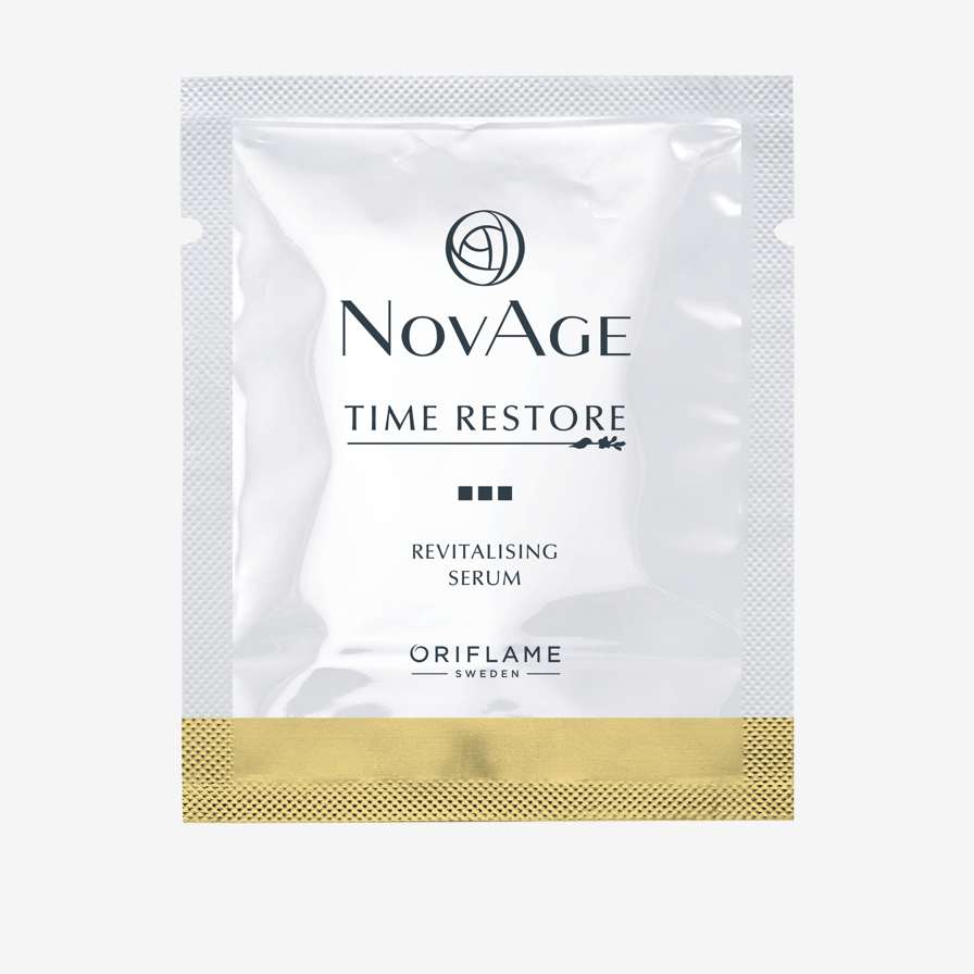 Омолоджувальна сироватка для обличчя і шиї NovAge Time Restore (пробник)