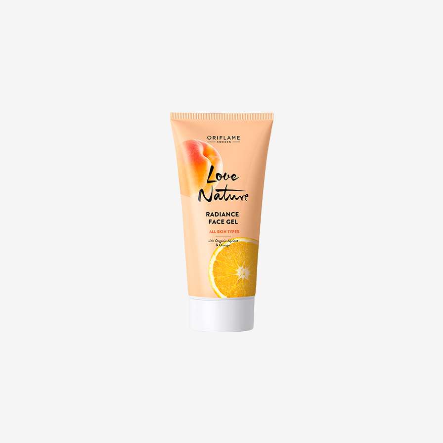 Love Nature Radiance gel za lice s organskom marelicom i narančom