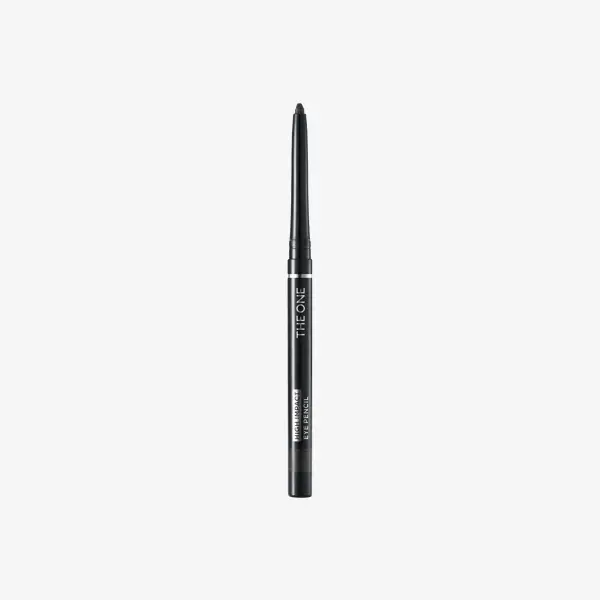 un eyeliner negro con una etiqueta blanca