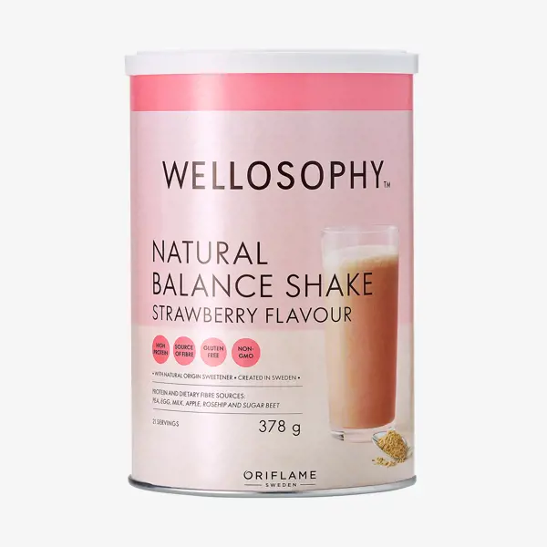 Shake Natural Balance - aromă de căpșuni