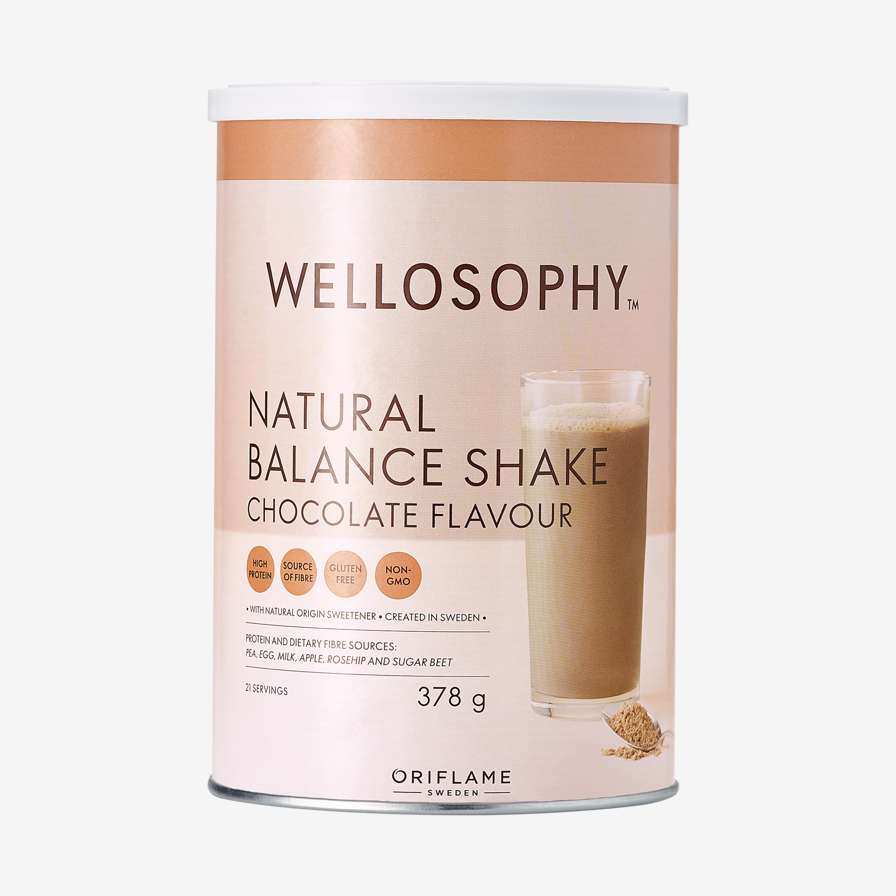 Wellosophy Natural Balance shake z okusom čokolade