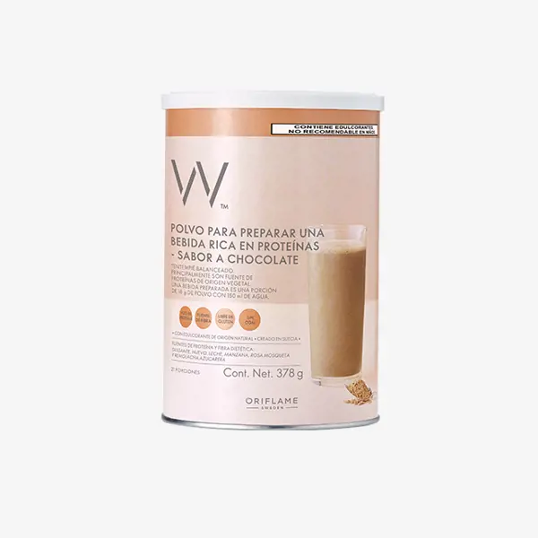 una lata de leche con chocolate