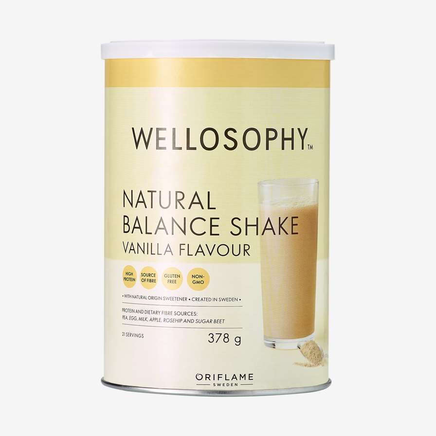 Wellosophy Natural Balance Shake -juomajauhe (vanilja)