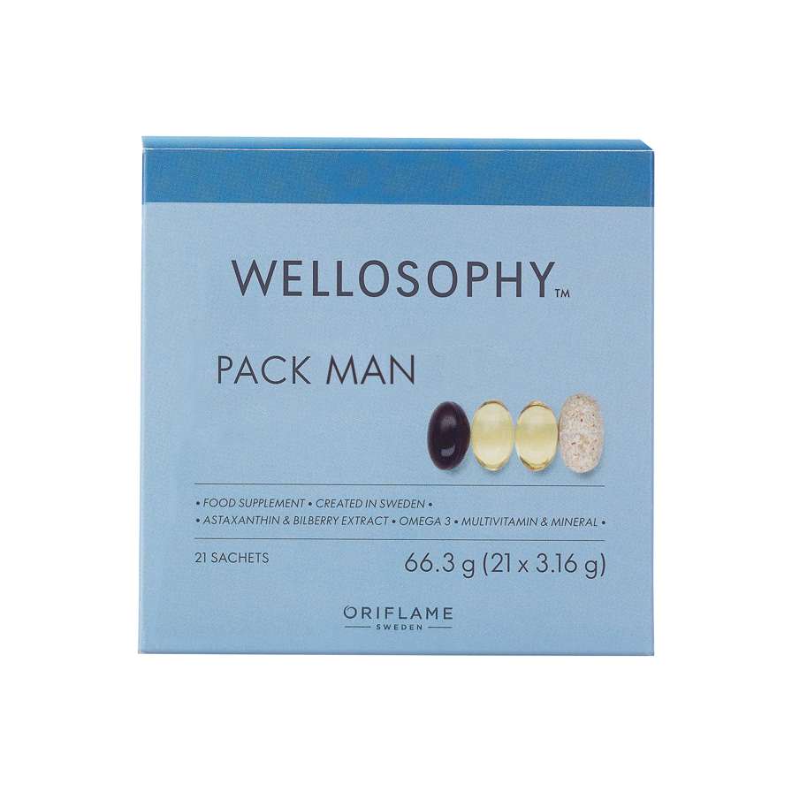 Wellosophy Pack Erkek için Takviye Edici Gıda