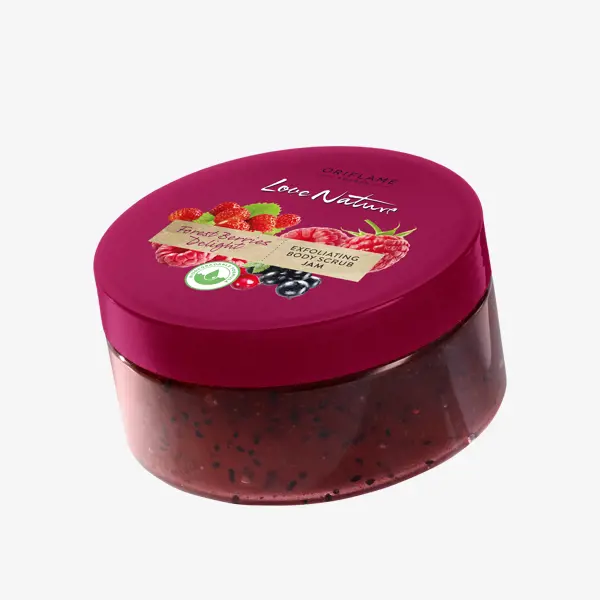Forest Berries Delight Exfoliating Body Scrub Jam
