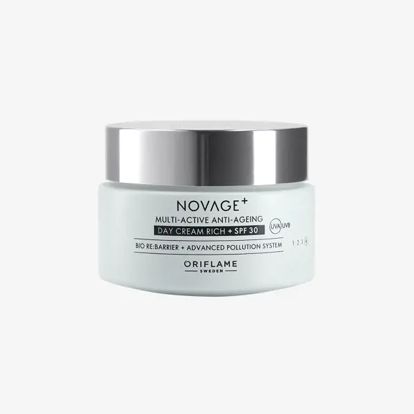 Богат дневен крем Novage+ Multi-Active Anti-Ageing SPF 30